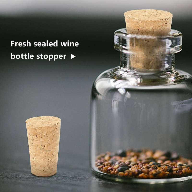 20pcs/lot Natural Wood Corks Cone Type Corks Plug Sealing Cap