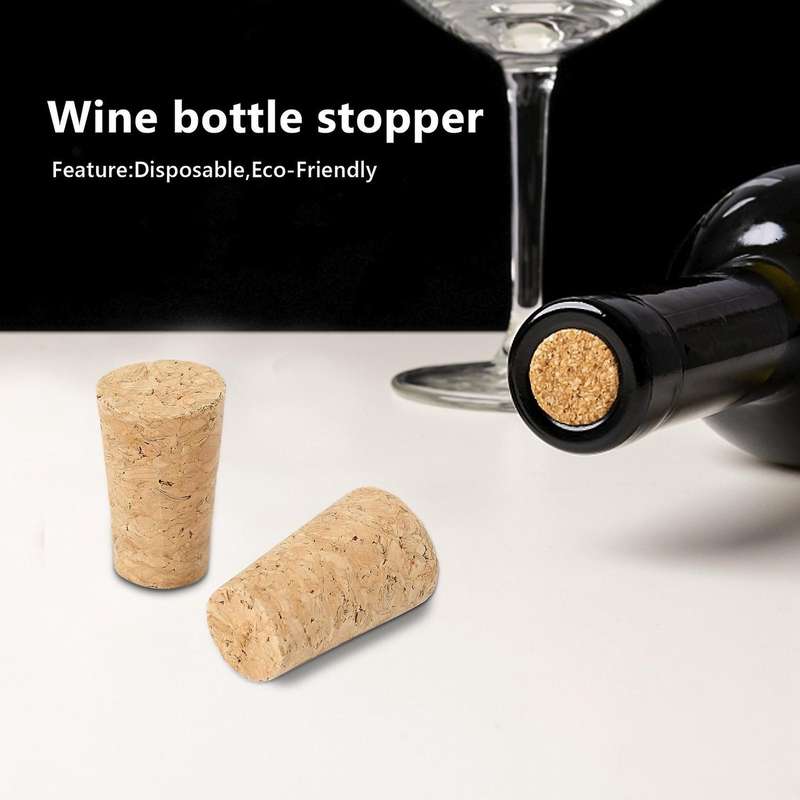 20pcs/lot Natural Wood Corks Cone Type Corks Plug Sealing Cap
