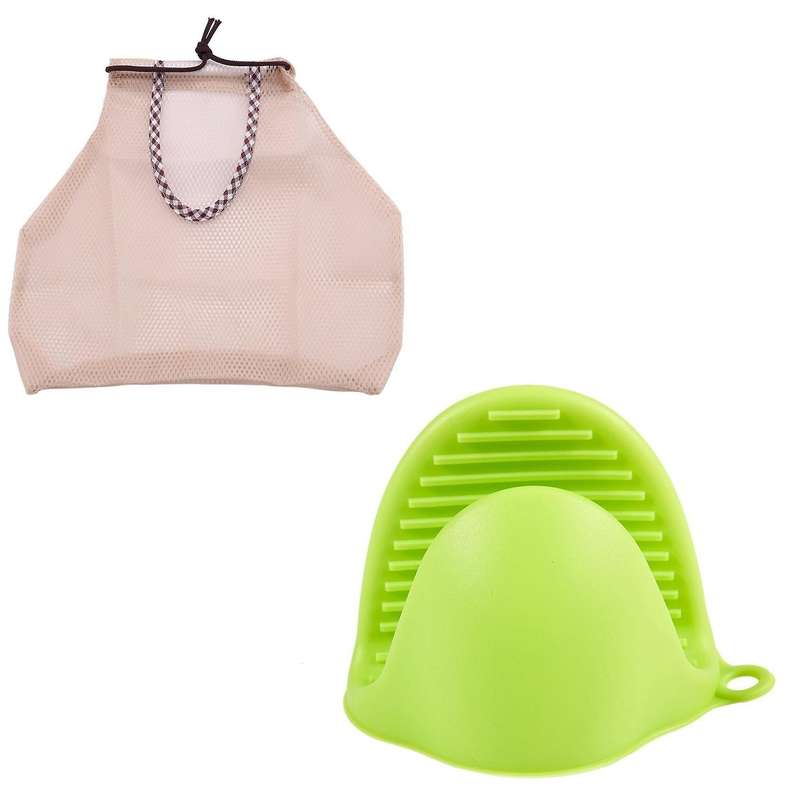 2pcs Vegetable Onion Potato Storage Hollow Breathable Mesh Bag