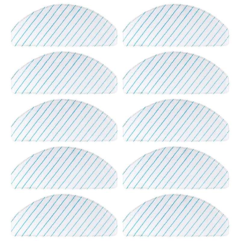 10 Pcs Mopping Pads for Ecovacs Deebot Ozmo T9 Series T8 Series