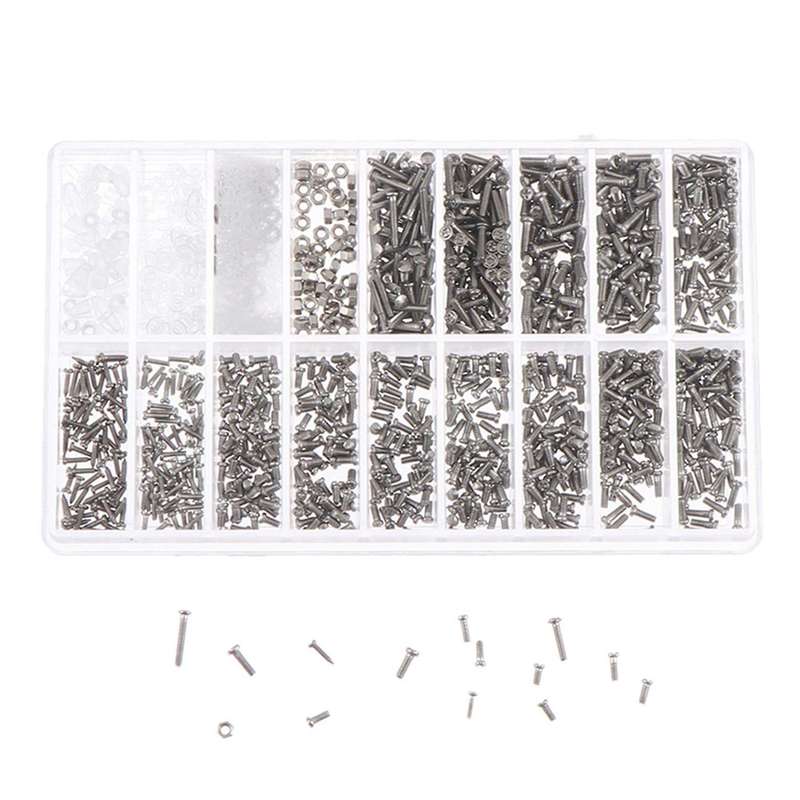 Sunglasses Glasses Repair Tool, Stainless Steel Screws and Nose Pads