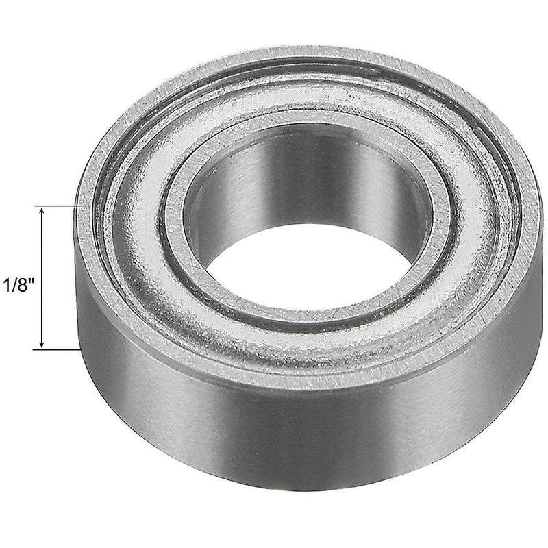 6pcs Bearing Top Mounted Bearings for Router Bit(5-40x3/8inch Screws)