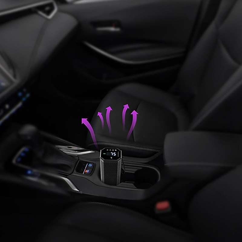Aluminum Alloy Car Air Purifier Cleaner for Outdoor for Just A Filter