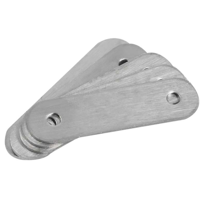 60mm X 16mm Straight Repair Joining Mending Flat Plate Bracket 15pcs