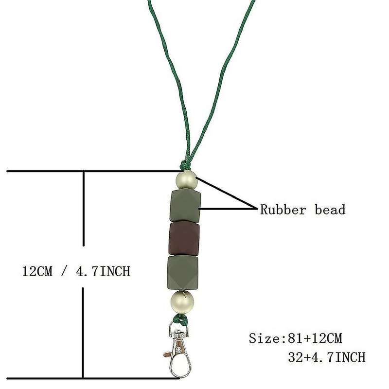 2pcs Badge Lanyards Separated Id Key Lanyard Teacher Lanyard