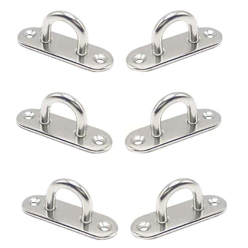Oval Eye Guard U Shaped Hook Ceiling Wall Mounting Tie Down Rigging