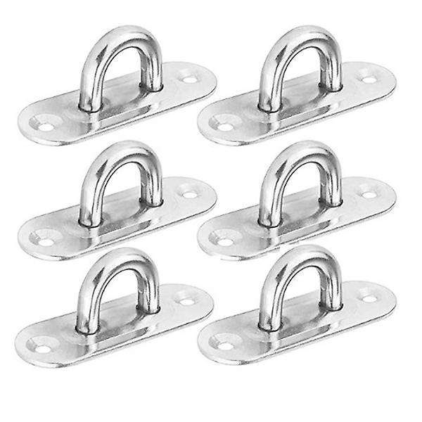 Oval Eye Guard U Shaped Hook Ceiling Wall Mounting Tie Down Rigging
