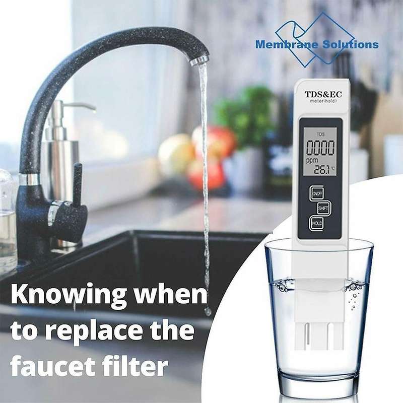 Tds Ec Meter Digital Water Quality Tester 0-9999 Ppm Measurement