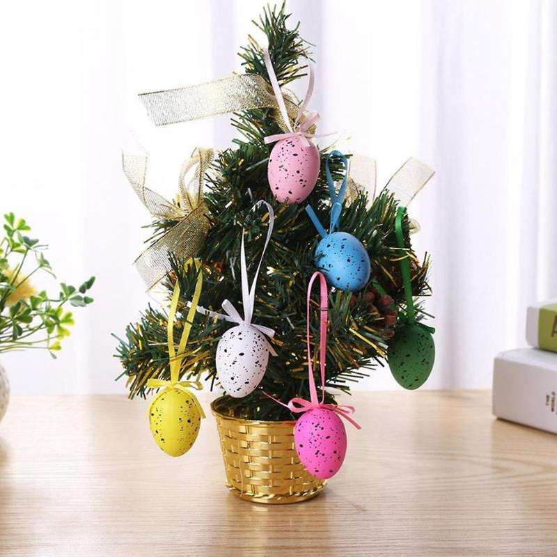 Painted Bird Pigeon Eggs Diy Creative Eggs Kids Pendants Ornaments