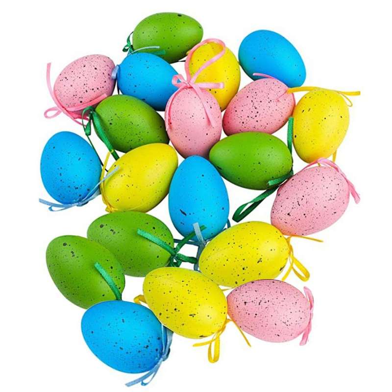Painted Bird Pigeon Eggs Diy Creative Eggs Kids Pendants Ornaments