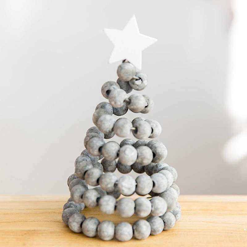 Wood Hanging Diy Children's Christmas Tree Scene Layout Table A