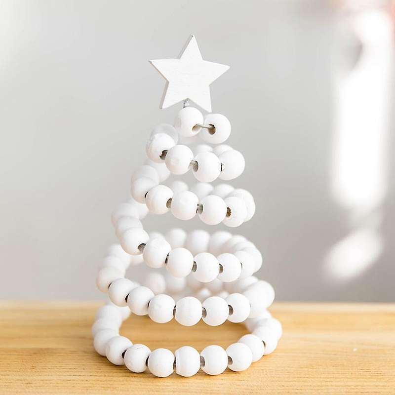 Wood Hanging Diy Children's Christmas Tree Scene Layout Table A