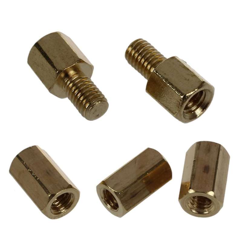 50pcs Brass Screw Pcb Standoffs Hexagonal M3 Male X Female 5mm