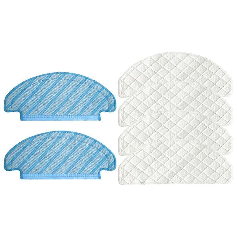 6pcs Rags for Ecovacs Deebot Ozmo T8 / T8 Aivi Disposable Mop Cloth