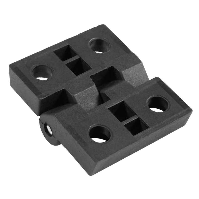 3pcs 63mm X 50mm Cabinet Plastic Hinge Door Hinges Hinge Black