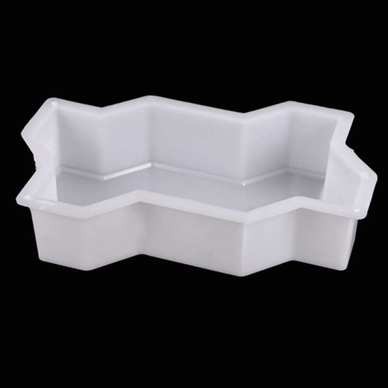 Three Waveform Garden Path Plastic Concrete Paving Brick Mold