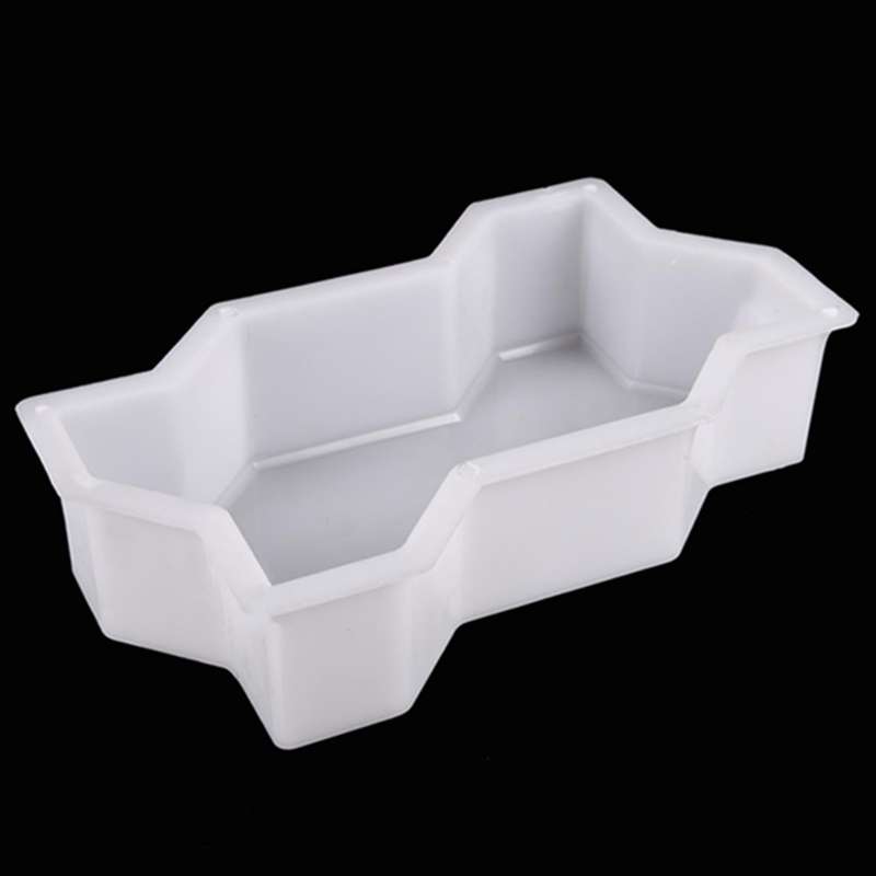 Three Waveform Garden Path Plastic Concrete Paving Brick Mold