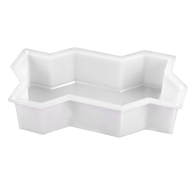 Three Waveform Garden Path Plastic Concrete Paving Brick Mold
