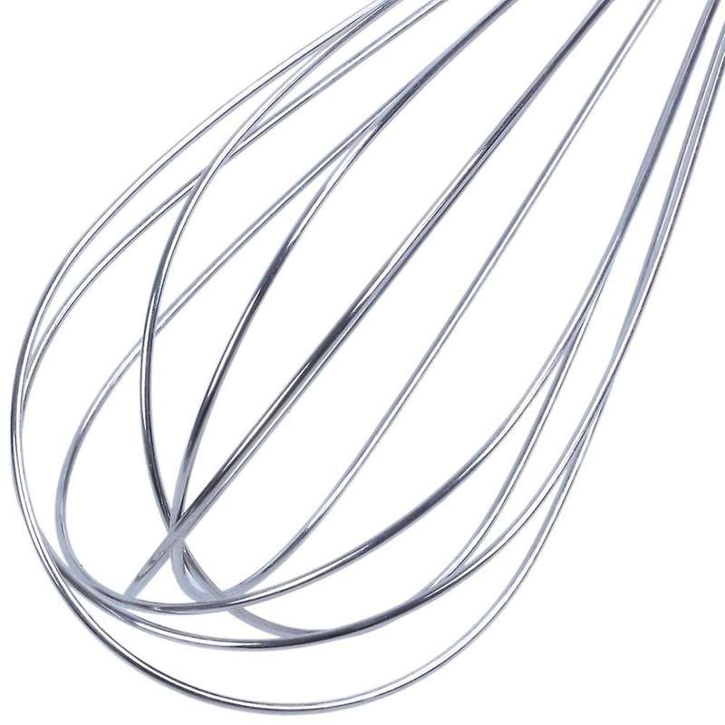 Stainless Steel Egg Beater Whisk Tool 8 Inch Length