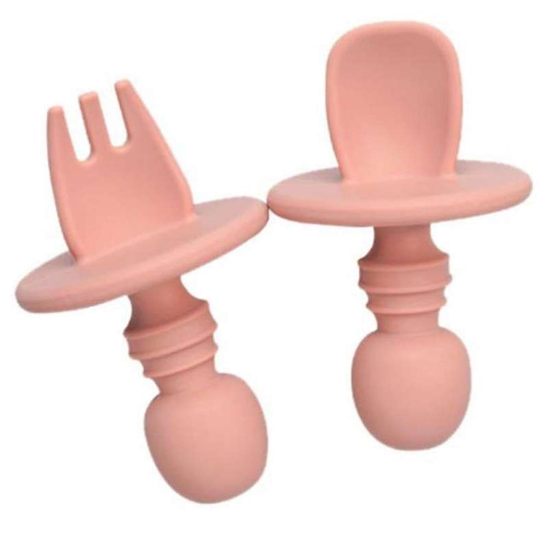 Silicone Baby Utensils Bpa Free Baby Led Weaning Baby Spoon,a