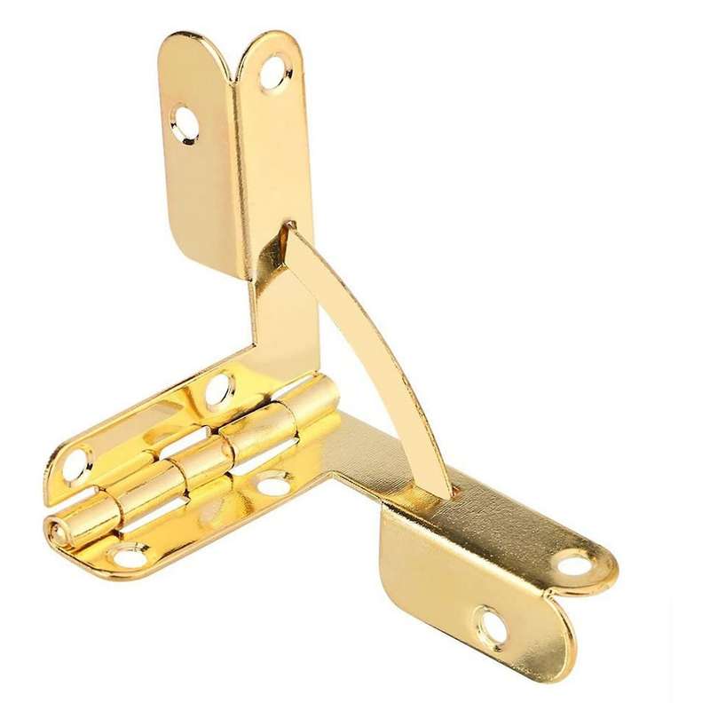 20 Pcs 90 Spring Hinge, for Small Jewelry Wine Clock Door (gold)