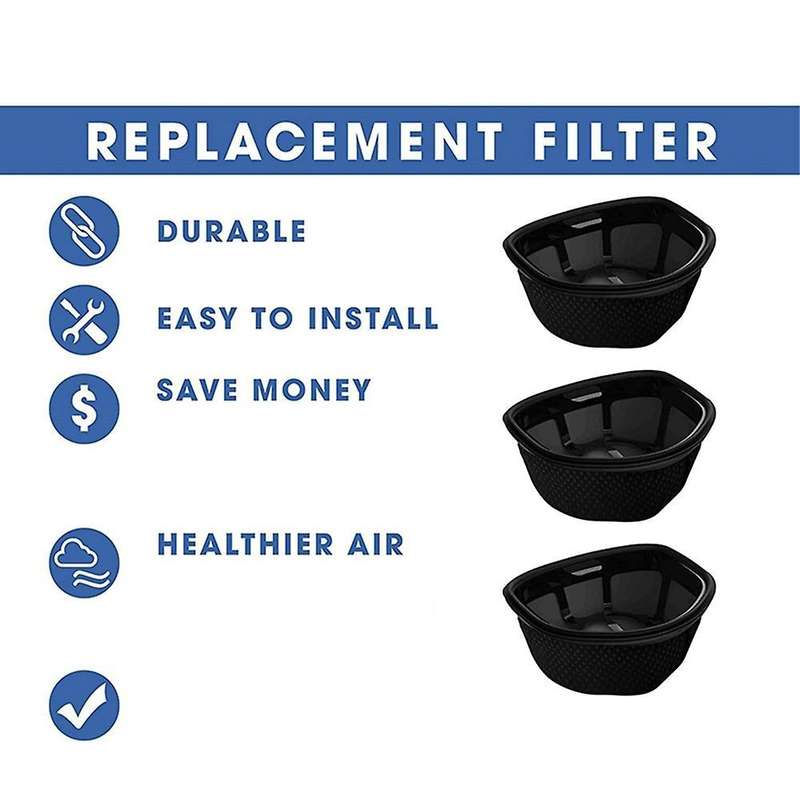 2pcs Dust Cup Filters for Shark Ch951 Ch901 Ch950 Ultracyclone Pro
