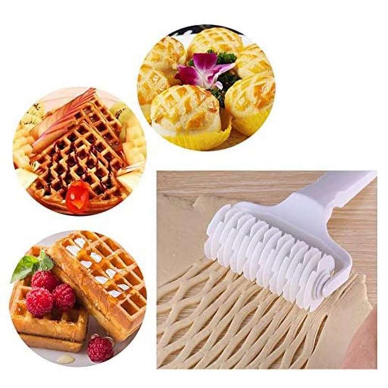 Pastry Lattice Roller Cutter Cookie Pie Kitchen Bakery Tool