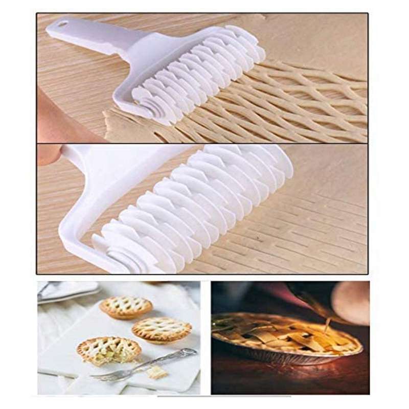 Pastry Lattice Roller Cutter Cookie Pie Kitchen Bakery Tool