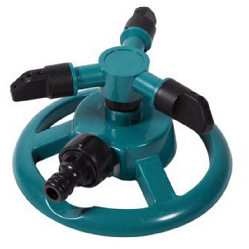 Garden Sprinklers Durable Rotary Three Nozzle Pipe Hose Sprinkler