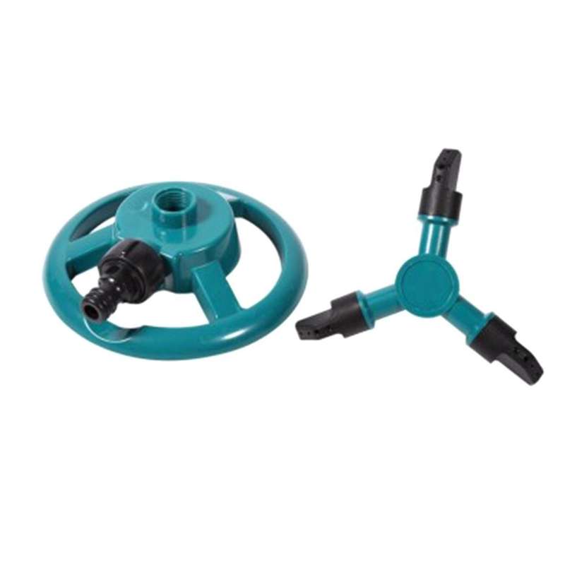 Garden Sprinklers Durable Rotary Three Nozzle Pipe Hose Sprinkler