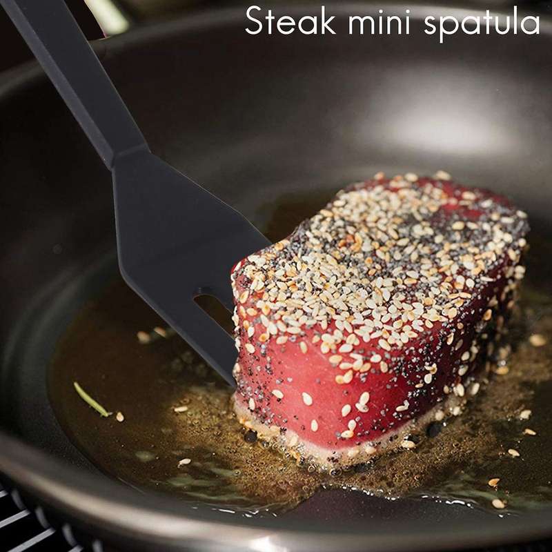 2pcs Brownie Nonstick Silicone Turner Heat-resistant Cookie Spatula