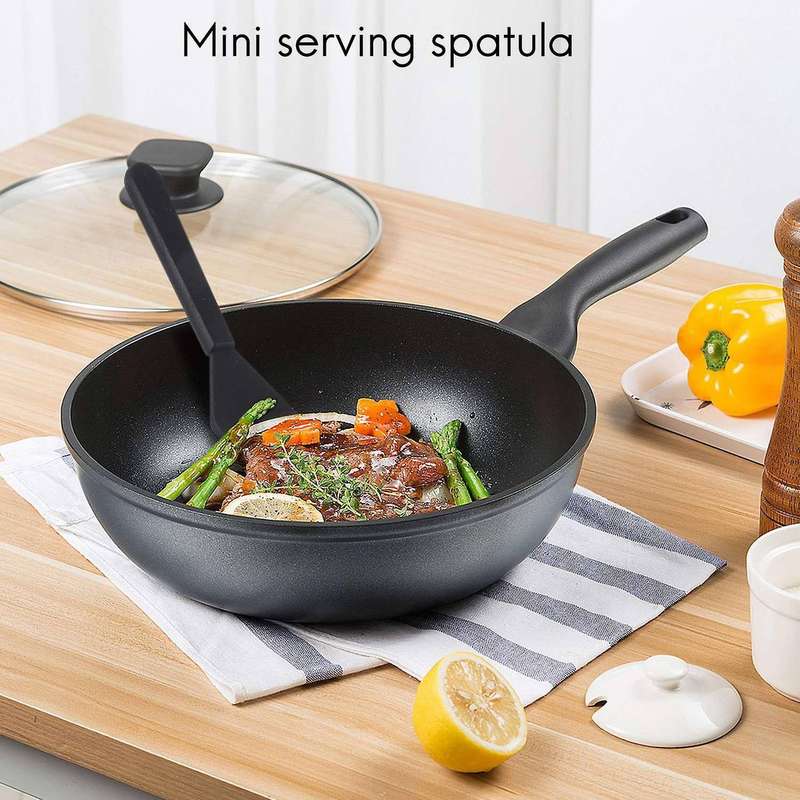 2pcs Brownie Nonstick Silicone Turner Heat-resistant Cookie Spatula