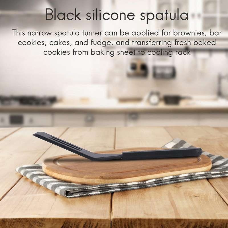 2pcs Brownie Nonstick Silicone Turner Heat-resistant Cookie Spatula