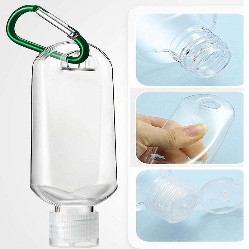 10pc 50ml Portable Hand Sanitizers Bottles Press Bottles Dispensers