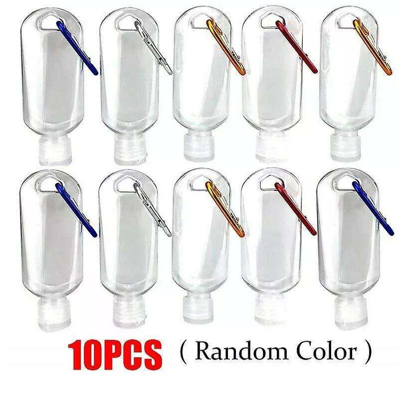 10pc 50ml Portable Hand Sanitizers Bottles Press Bottles Dispensers