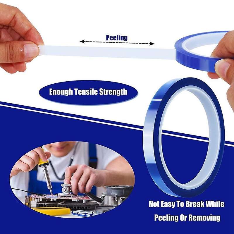 2 Rolls Blue Heat Tape Heat Transfer Tape for Heat Sublimation Press
