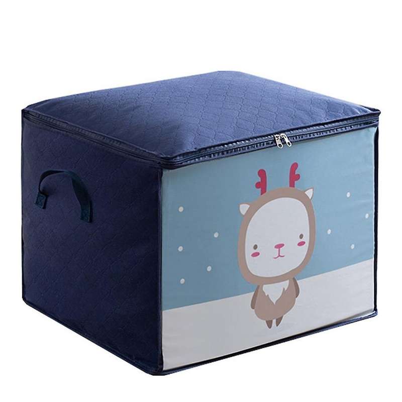 Clothes Organizer Storage Bag Cartoon Portable Box Accessories B
