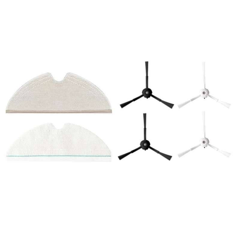 6pcs Part for Roborock T8/q7 Max / Max+ Robot Mop Cloth Side Brush