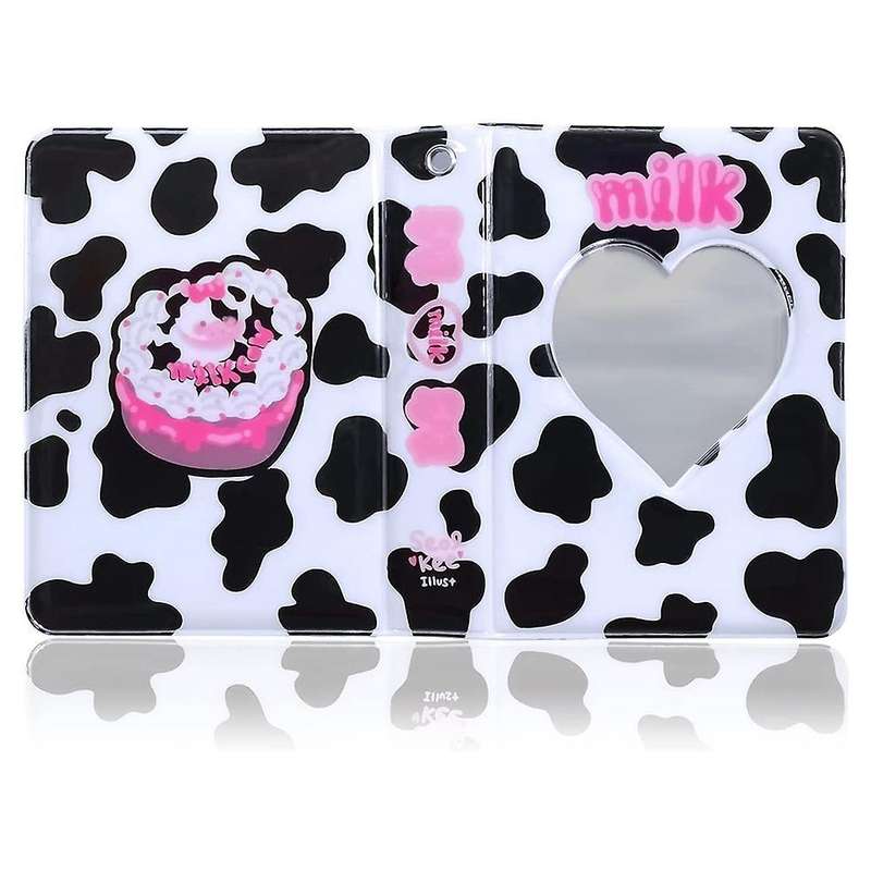 3 Inch Mini Photo Album Photocard Holder, Id Holder (milk)