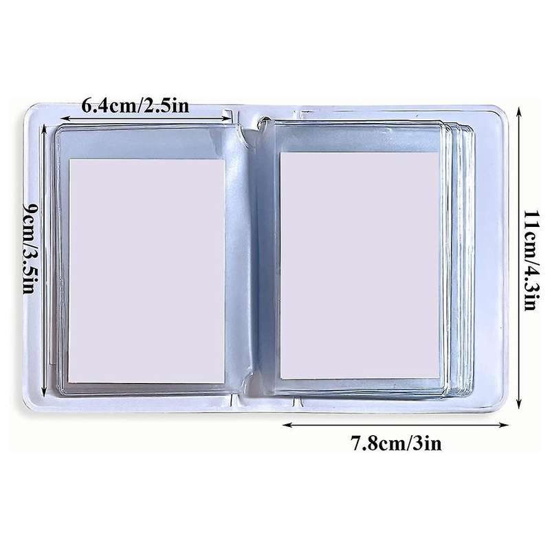 3 Inch Mini Photo Album Photocard Holder, Id Holder (milk)