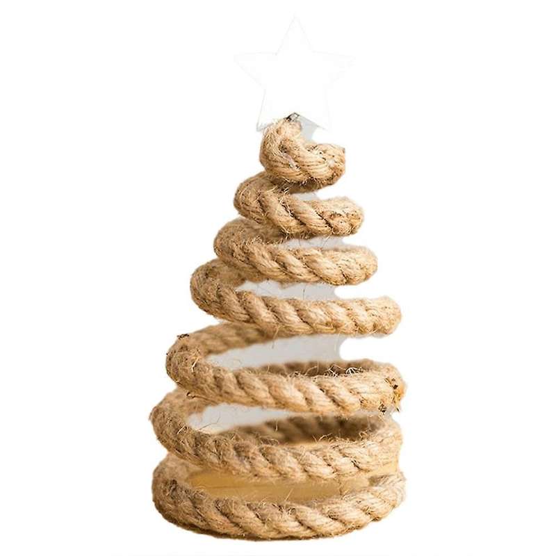 Wood Hanging Diy Children's Christmas Tree Scene Layout Table C
