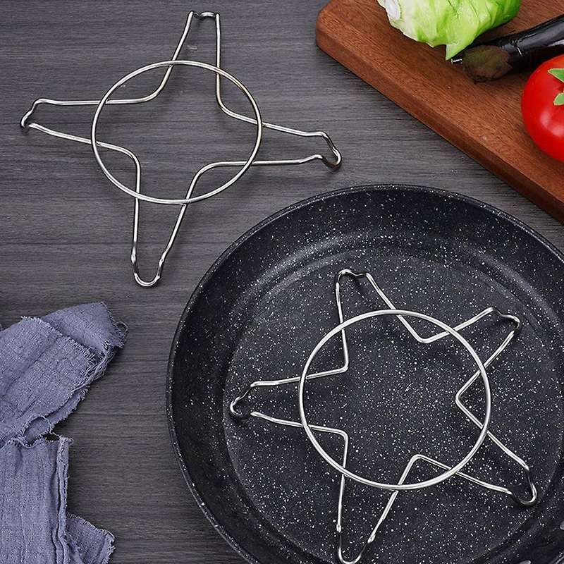 Kitchen Tools Bowl Rack Home Insulation Pot Holder Steamer Grid B
