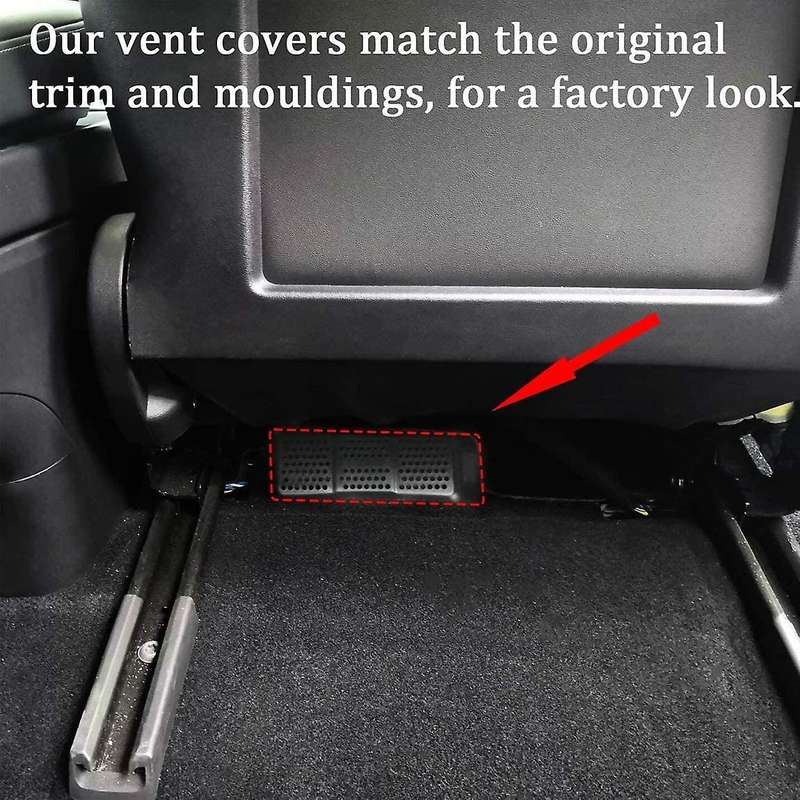 For Tesla Model 3 Rear Seat Air Vent Cover Protector Front Seat(2pcs)