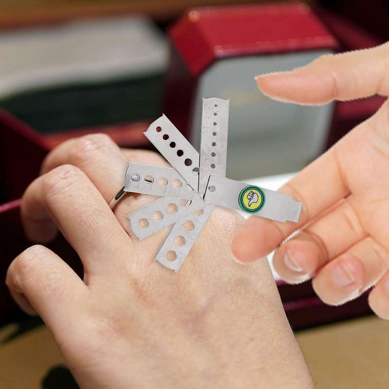 Gemstone Jewelry Diamond Foot Size Measuring Six Caliper Tool Jewelry