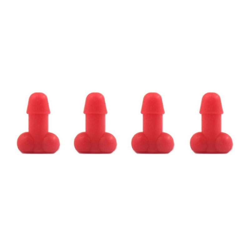 Spoof Air Core Tire Valve Cap Cover Car Bicycle Red Accessories