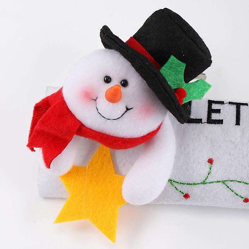 Christmas Fridge Microwave Door Handle Cover Xmas Party Decor-a
