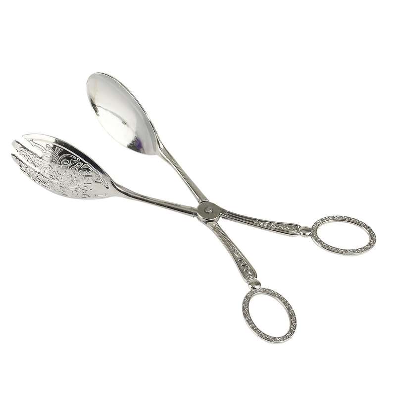 Snacks Salad Bread Pastry Baking Fruit Salad Cake Clips,round Silver