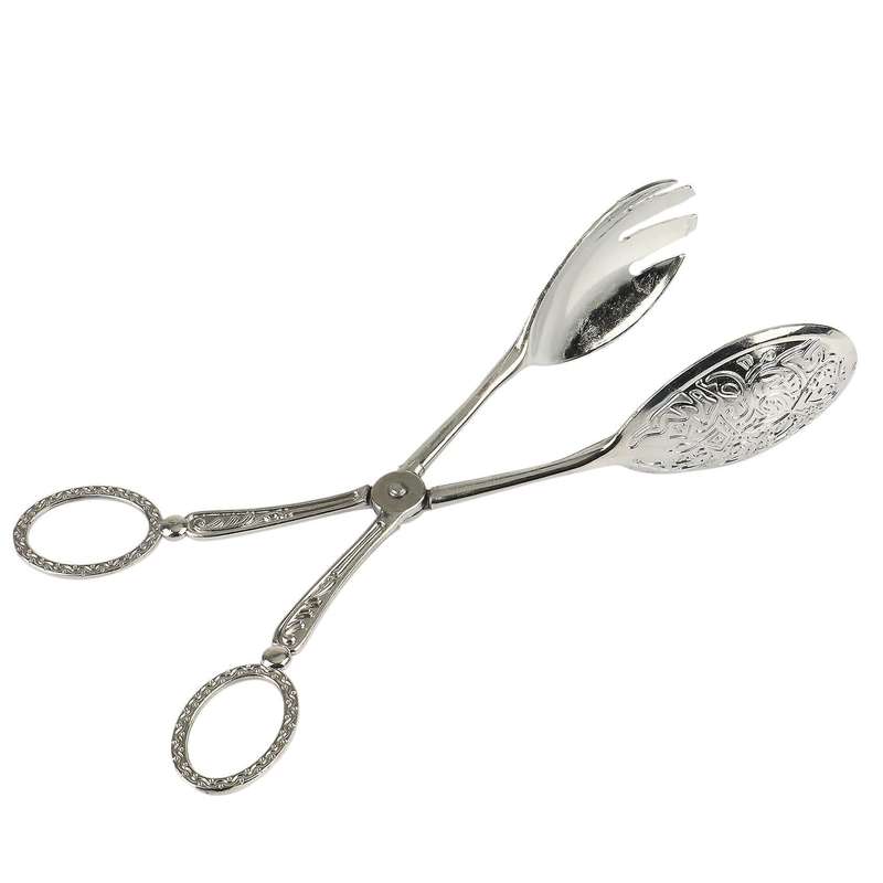 Snacks Salad Bread Pastry Baking Fruit Salad Cake Clips,round Silver