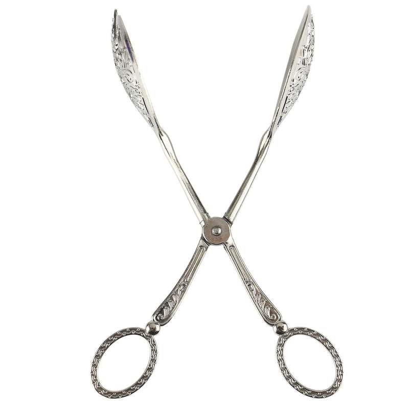Snacks Salad Bread Pastry Baking Fruit Salad Cake Clips,round Silver