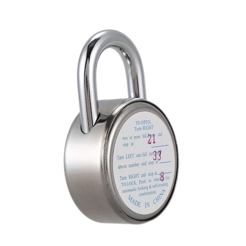 Master Coded Lock 50mm with Round Fixed Dial Combination Padlock Defender